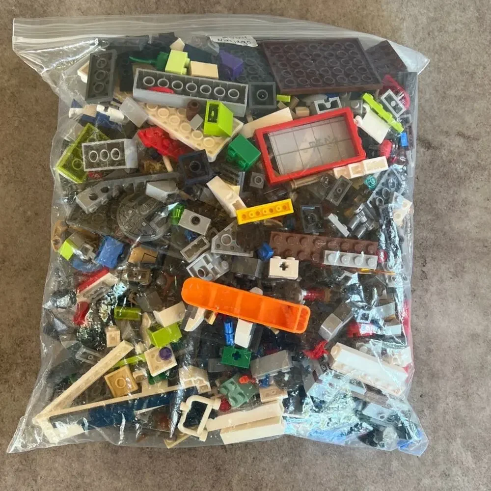 Legos 2lb mix lot Clean various colors bricks platform building pieces bundle